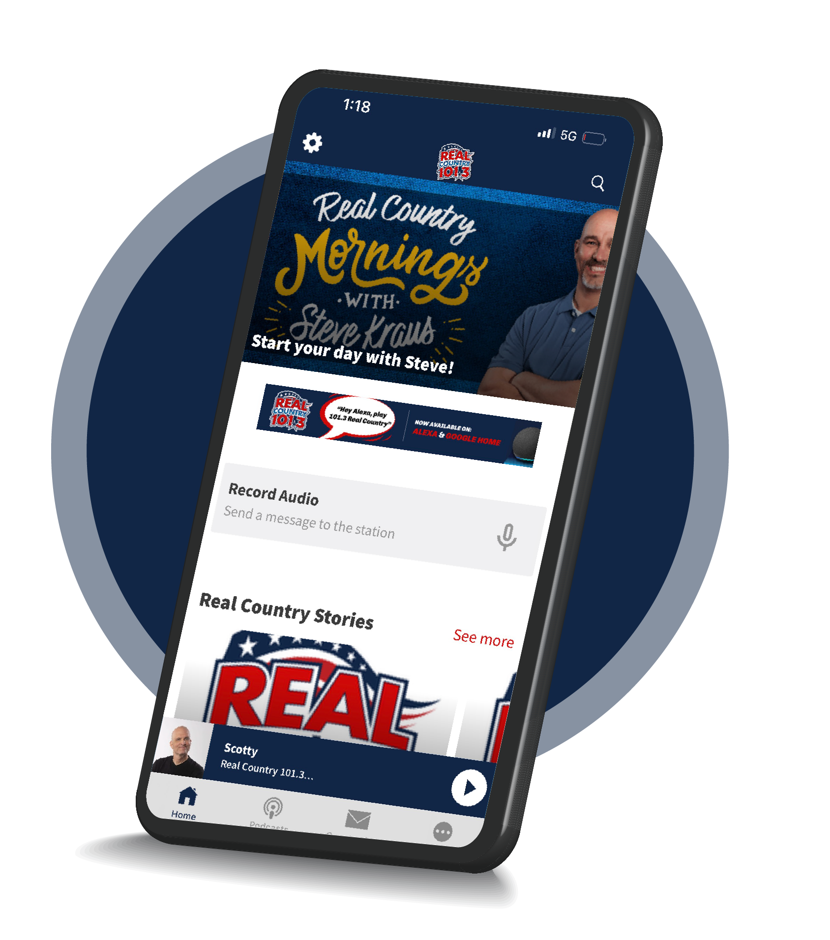 Download the 101 3 real country app 101 3 real country