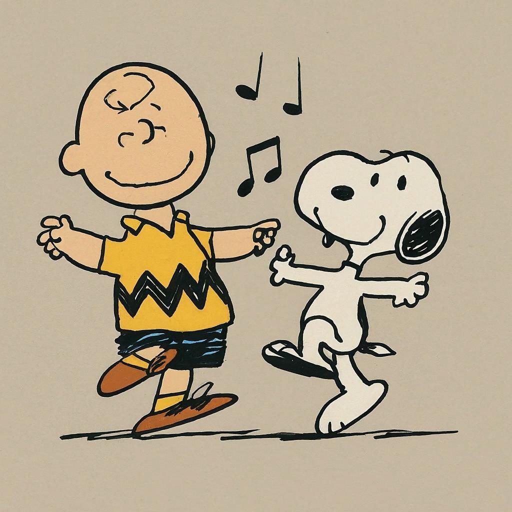 snoopy,dancing,and,charly,brown,dancing