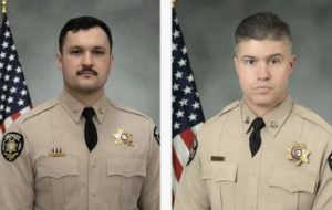photos of Christian County Sheriff’s Deputies Gabriel Ramirez and Michael Hislope who were killed in line of duty